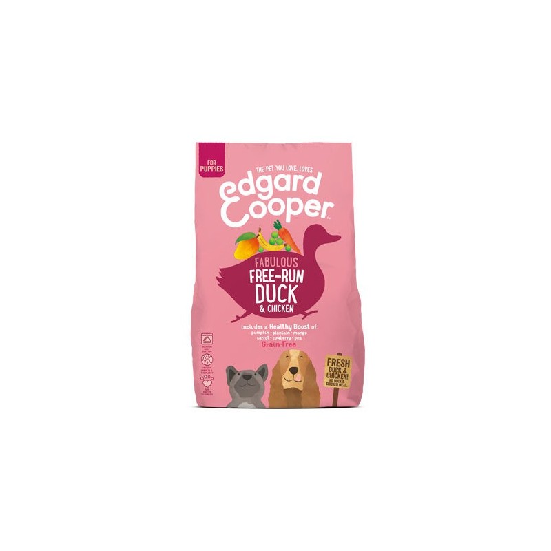 Edgard & Cooper Puppy Hundefutter - Ente & Huhn - 12 kg