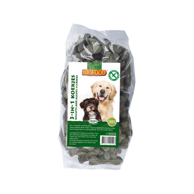 Biofood 3 in 1 Hundekekse - 500 g