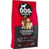 Dog´s Favorite Trockenfutter Chunks mit Rind - 15 kg