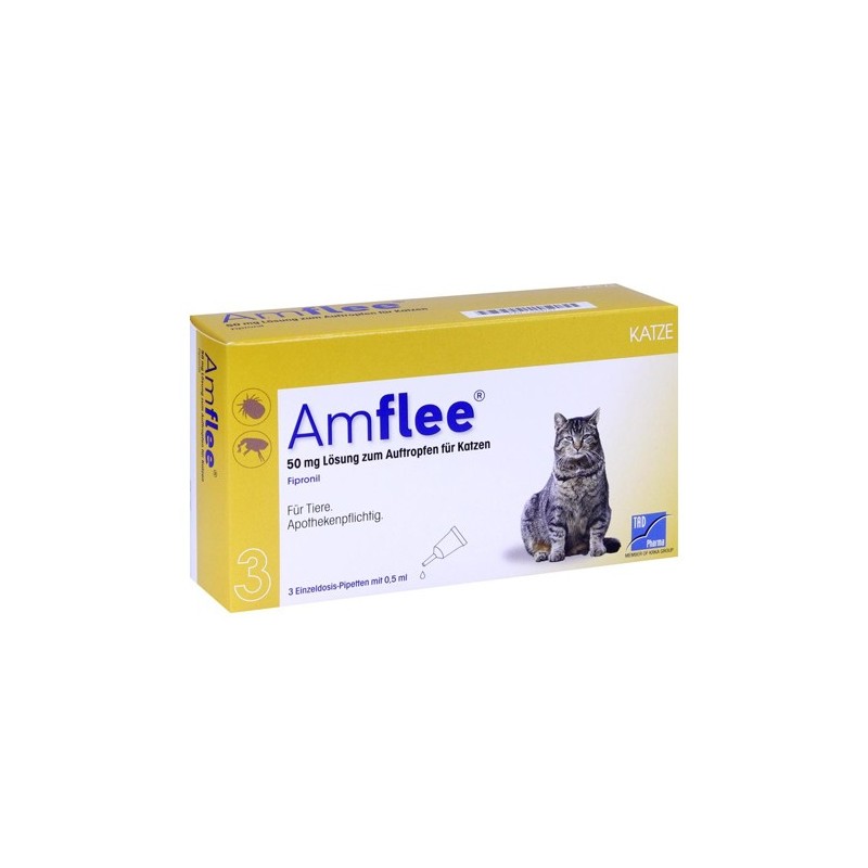 Amflee Spot-on Katze - 3 Pipetten