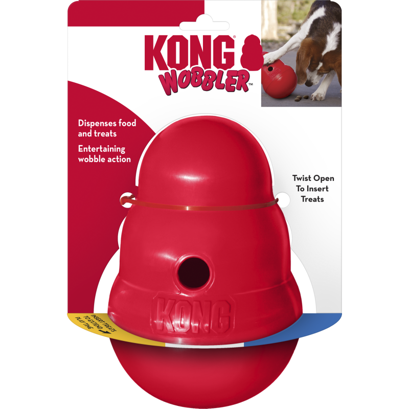 Hundespielzeug KONG Wobbler - Small