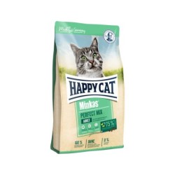 Happy Cat Minkas Perfect Mix Adult Katzenfutter - Geflügel, Lamm & Fisch - 4 kg