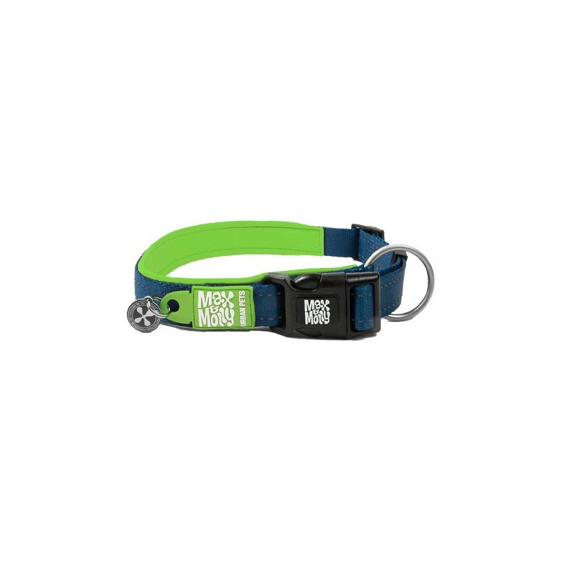 Max & Molly Smart ID Halsband - Blau - S