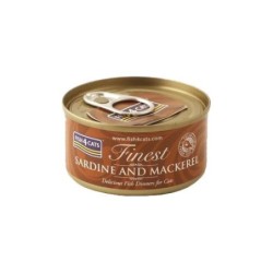 Fish4Cats Finest Katzenfutter - Dosen - Tuna Fillet with Prawn - 10 x 70 g