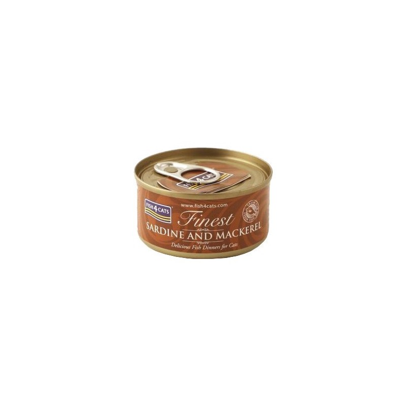 Fish4Cats Finest Katzenfutter - Dosen - Tuna Fillet with Prawn - 10 x 70 g