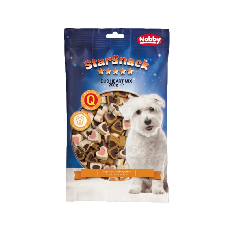 Nobby Starsnack Duo - Heart Mix - 500 g