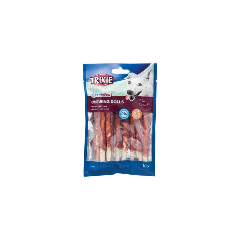 Trixie Denta Fun - Duck Chewing Rolls - 80 g