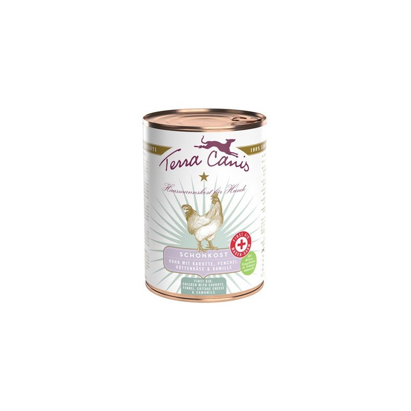 Terra Canis Erste Hilfe Magen-Darm - Dosen - Huhn - 6 x 400 g