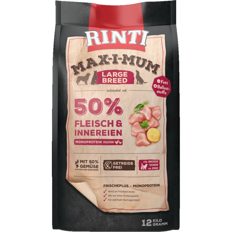 Rinti Max-i-Mum Large Breed Huhn - 12 kg