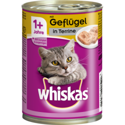 Whiskas Dose in Terrine mit Geflügel 1+ - 400 g