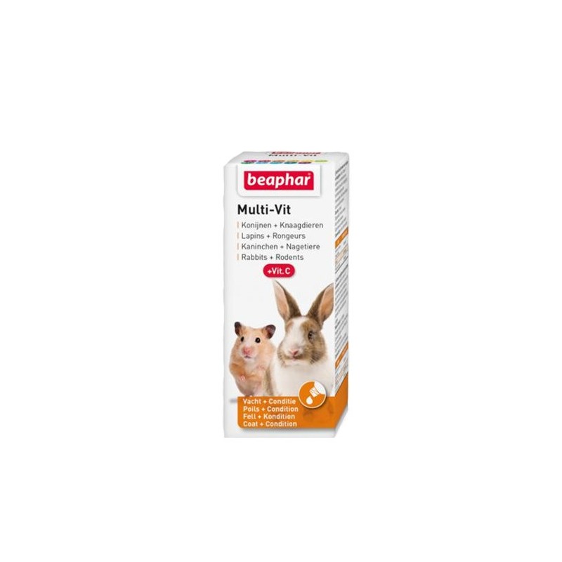 Beaphar Multi-Vit für Kaninchen und Nagetiere - 20 ml