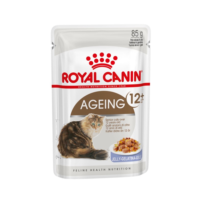 Royal Canin Ageing 12+ in Jelly Katzenfutter - Frischebeutel - 12 x 85 g