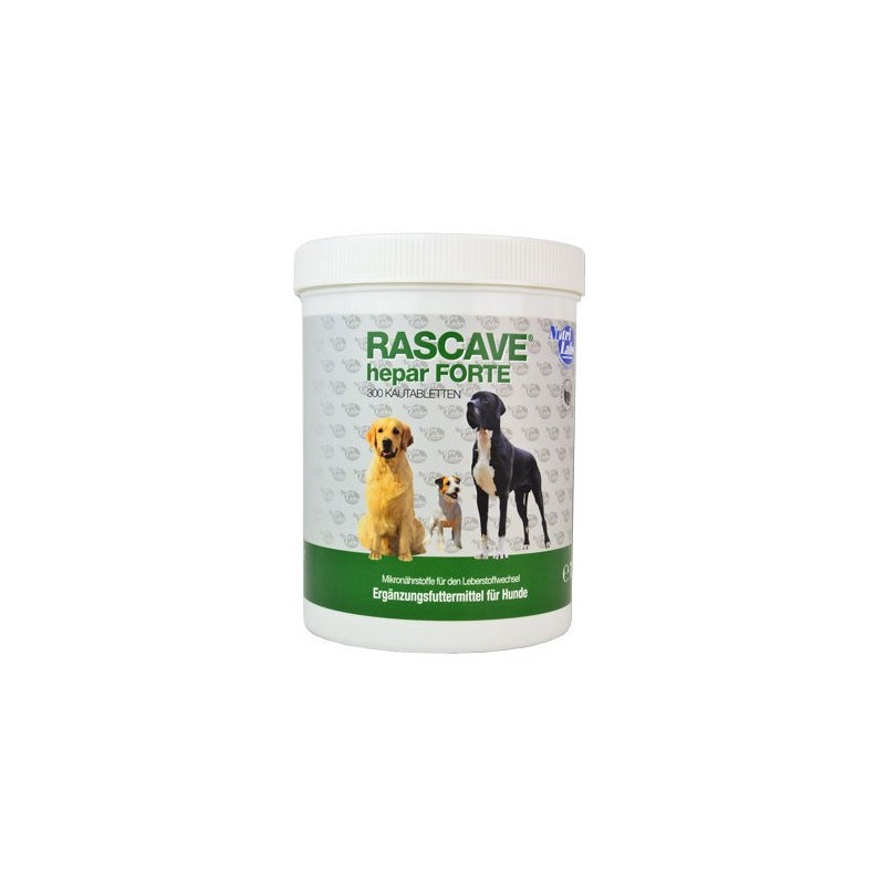 Nutrilabs Rascave hepar für Hunde - Forte - 90 Tabletten