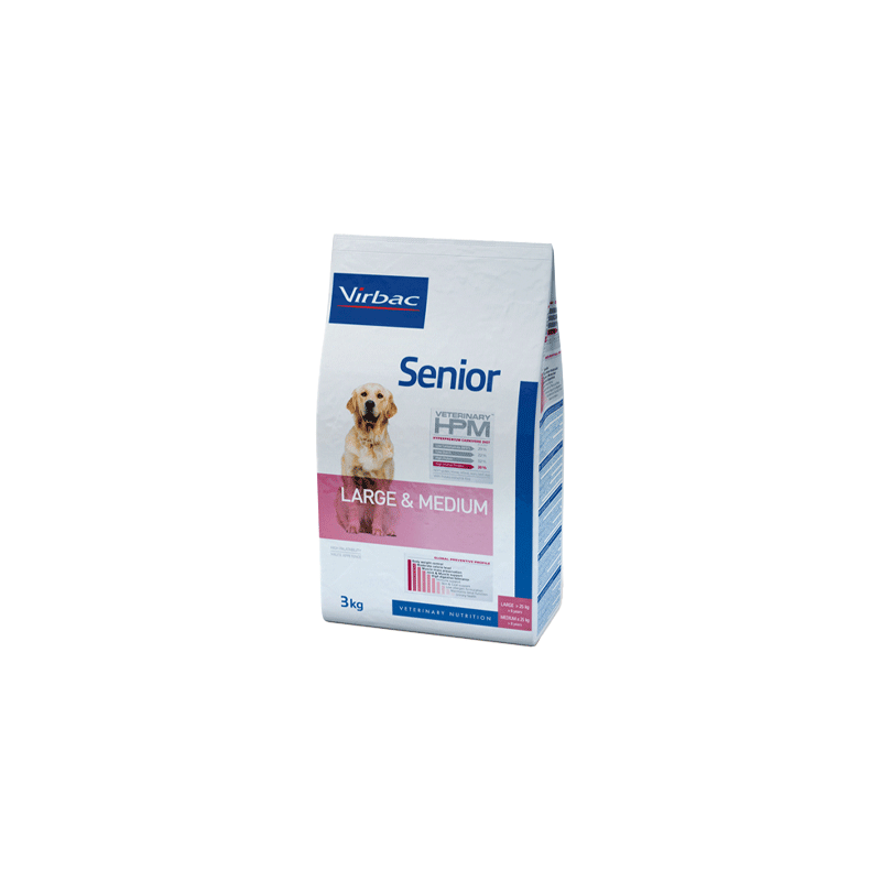 Veterinary HPM Large & Medium Senior Hundefutter - 3 kg