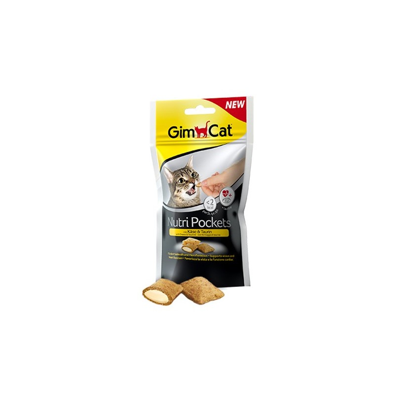 GimCat Nutri Pockets - Käse und Taurin - 60 g