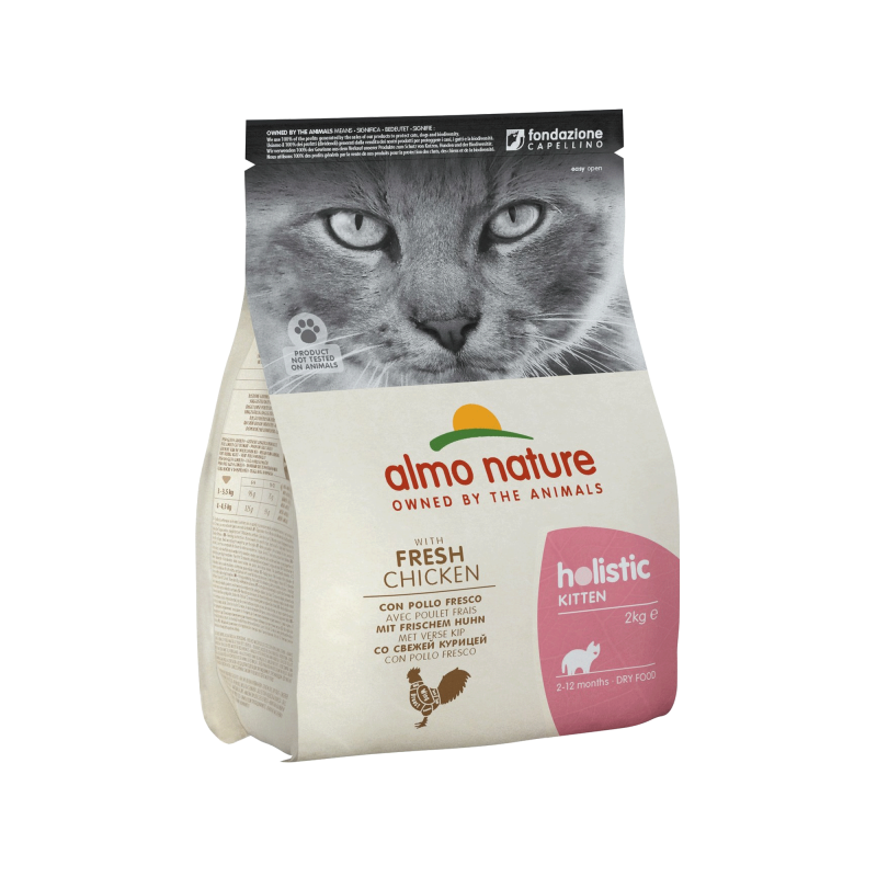 Almo Nature Holistic Kittenfutter - Huhn & Reis - 2 kg