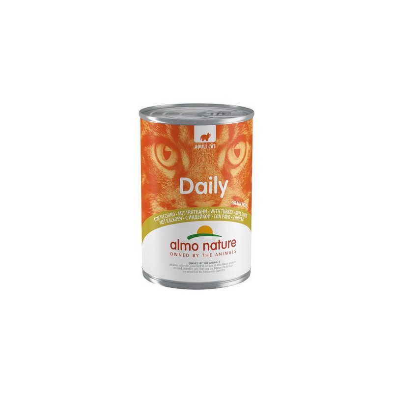 Almo Nature Daily Menu Katzenfutter - Dosen - Truthahn - 24 x 400 g