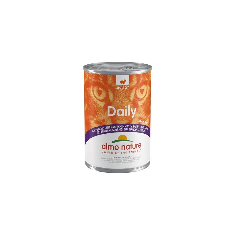 Almo Nature Daily Menu Katzenfutter - Dosen - Kaninchen - 24 x 400 g