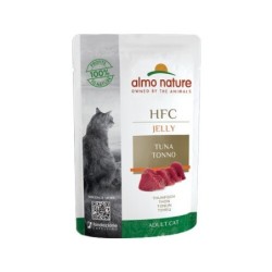 Almo Nature HFC Jelly Katzenfutter - Frischebeutel - Thunfisch - 24 x 55 g