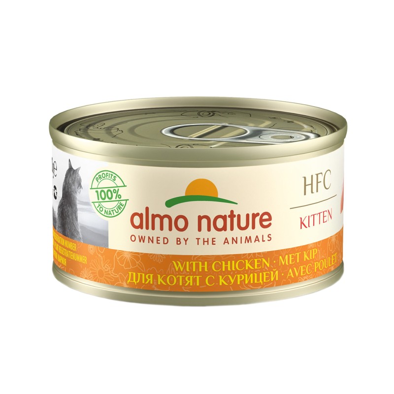 Almo Nature Classic & HFC Kittenfutter - Frischebeutel - 24 x 70 g