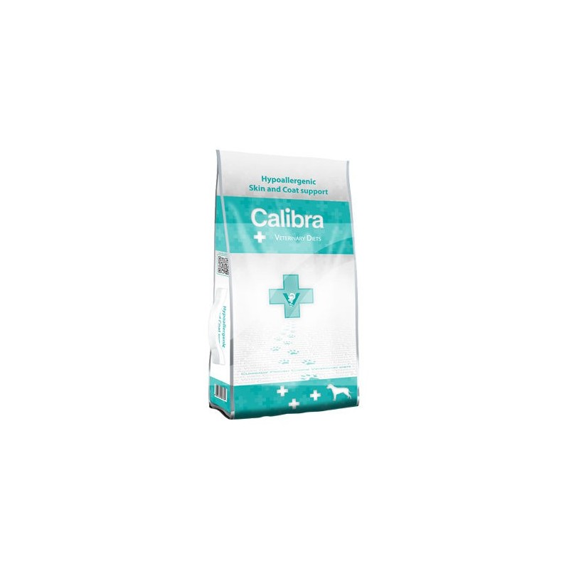 Calibra Veterinary Diets Hypoallergenic Skin & Coat Support Hundefutter - 12 kg