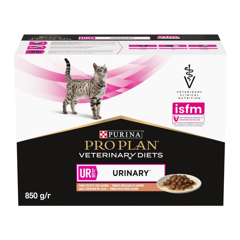 Purina Pro Plan Veterinary Diets UR Urinary - Katze - Lachs - 10 x 85 g