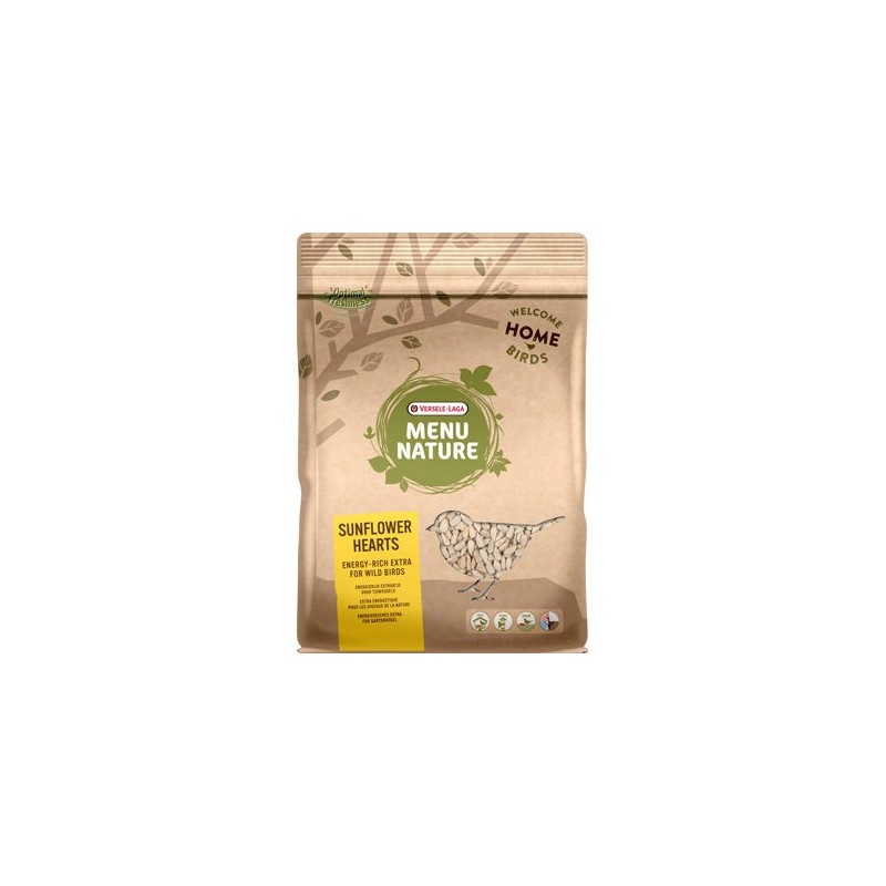 Versele-Laga Menu Nature Sunflower Hearts - geschälte Sonnenblumenkerne - 750 g