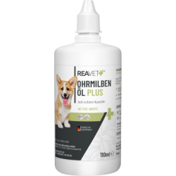 REAVET Ohrmilbenöl Plus für Hund - 110 ml