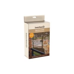 Beeztees Transparentes Katzennetz für den Balkon - 4 x 3 m