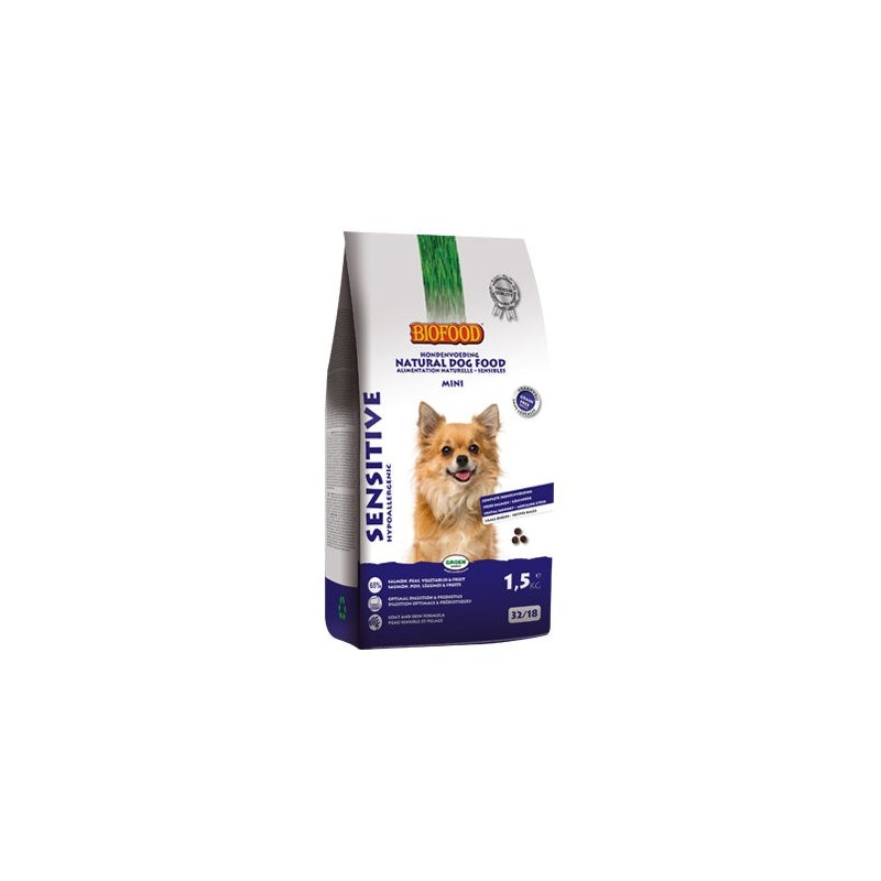 Biofood Sensitive Mini Hundefutter - 1,5 kg