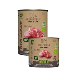 Biofood Organic 100% Rind - Hund & Katze - 12 x 200 g