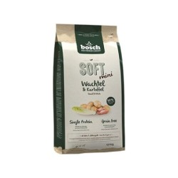 Bosch SOFT Mini Trockenfutter - Wachtel & Kartoffel - 2,5 kg