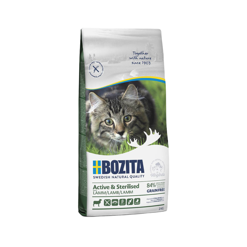 Bozita Active & Sterilised - Lamm -  2 kg