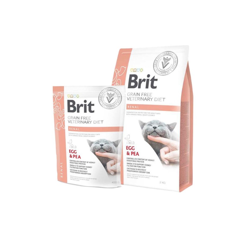 Brit Veterinary Diet Cat - Grain free - Renal - 5 kg