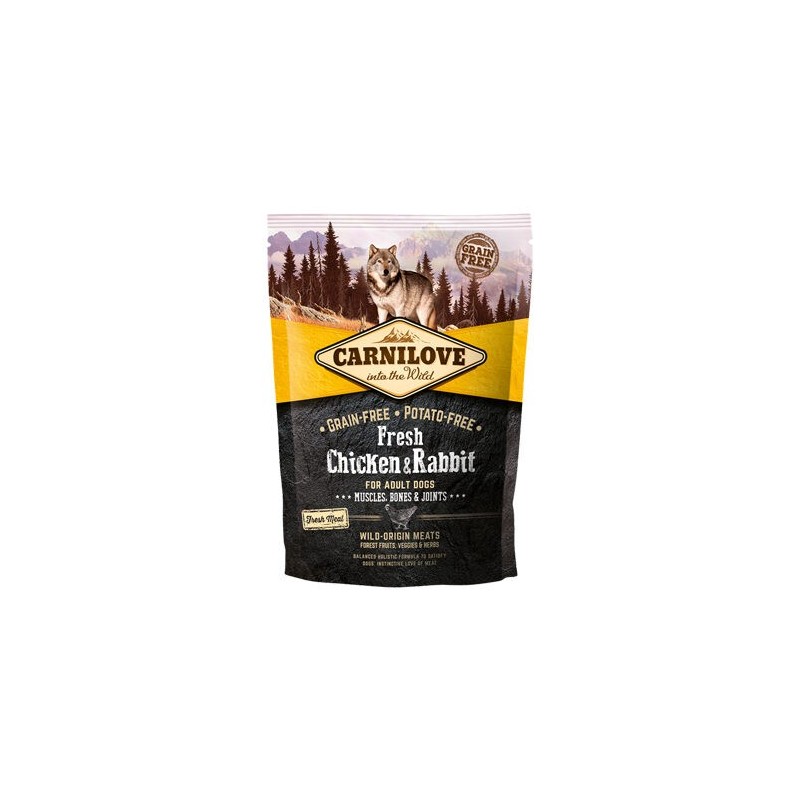 Carnilove Fresh Dry - Huhn & Kaninchen - 1,5 kg