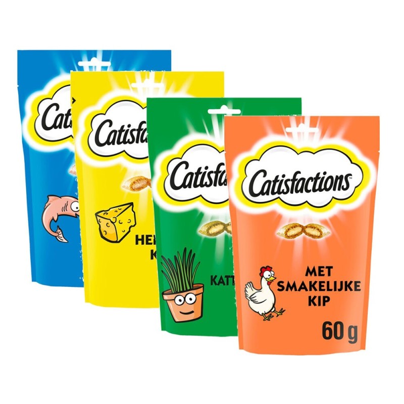 Catisfactions Katzenleckerlis - Mega Box - 12 x 60 g