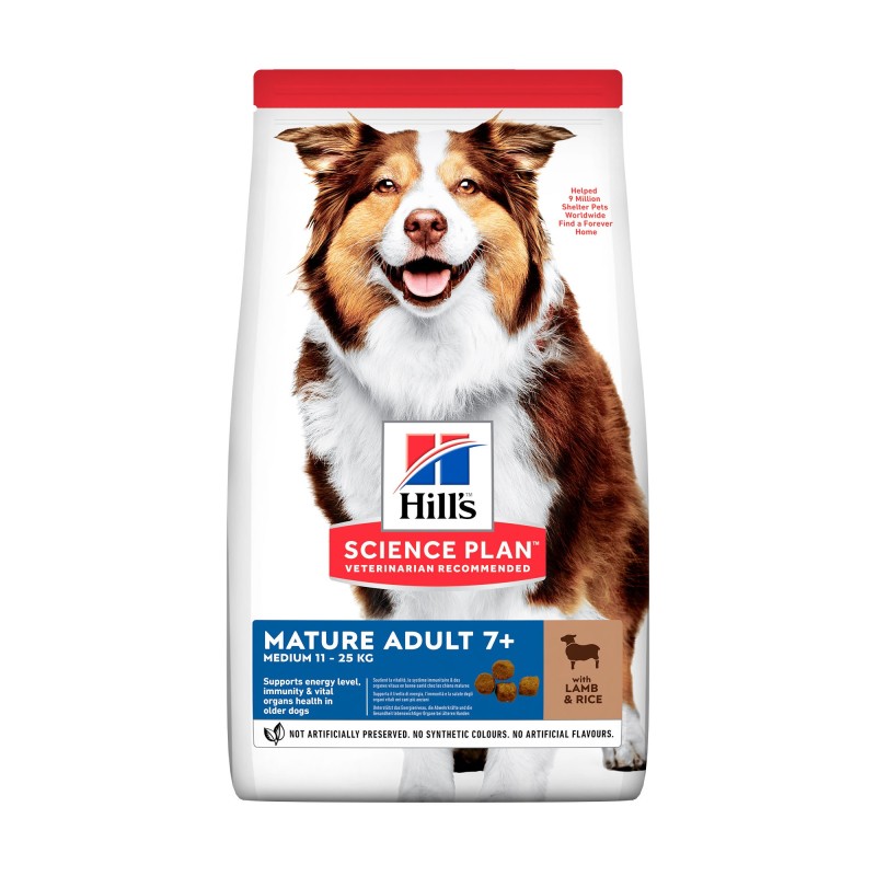 Hill's Science Plan Mature/Adult Active Longevity Medium Hundefutter - Lamm & Reis - 14 kg