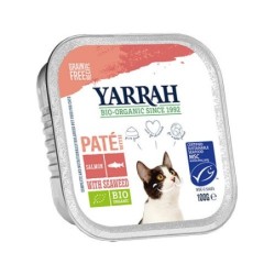 Yarrah Multipack Bio Paté Katzenfutter - Lachs - 8 x 100 g