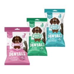 Denzel's Daily Dentals – Lachs, Minze und Kokosnuss – S/Puppy – 7 Stück