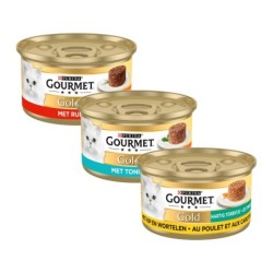 Gourmet Gold Savoury Turret - Huhn mit Karotte - 24 x 85 g