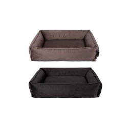 District 70 Shimmer Box Bed - Dunkelgrau - M - 80 x 60 cm