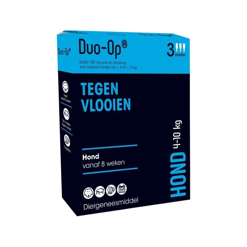 Duo-Op Hunde 4 bis 10 kg - 100 mg - 3 Pipetten