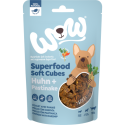 WOW SUPERFOOD Soft Cubes Huhn + Pastinake - 150 g