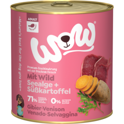 WOW ADULT mit Wild, Seealge + Süßkartoffel - 800 g