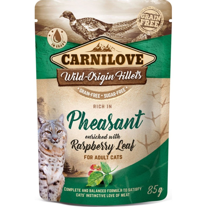 Carnilove Wild-Origin Fillets 'Rich in Pheasant' - Adult Cats - 85 g