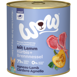 WOW ADULT mit Lamm, Kürbis + Brennnessel - 800 g