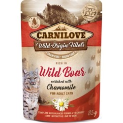 Carnilove Wild-Origin Fillets 'Rich in Wild Boar' - Adult Cats - 85 g