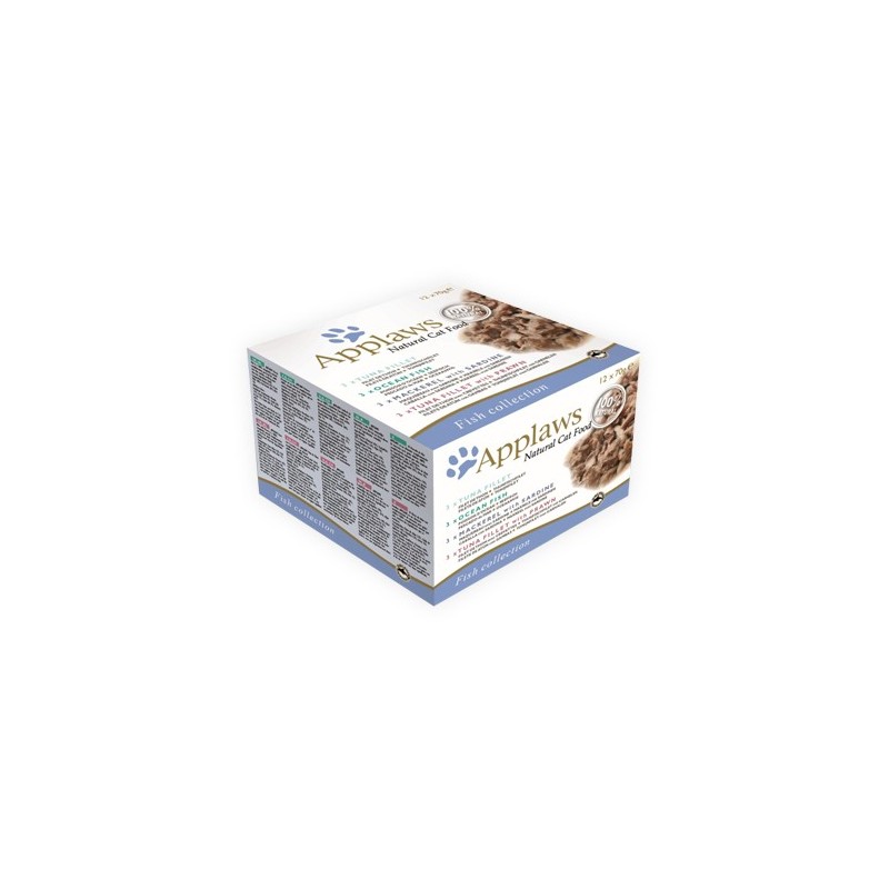 Applaws Fish Collection Katzenfutter - Dosen - 12 x 70 g