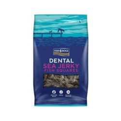 Fish4Dogs Dental - Sea Jerky Fish Squares - 115 g