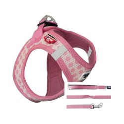 Curli Vest Harness Air-Mesh & Leash Puppy Set - M - Hellblau